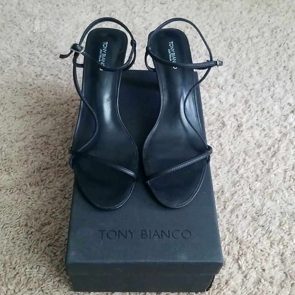 Tony Bianco black heel size 7